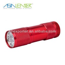 Small led aluminum flashlight